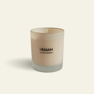 Mindful Renewal Beeswax Candle -  Vanam Studios
