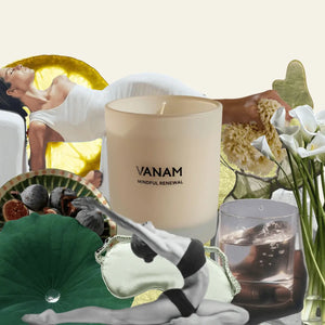 Mindful Renewal Beeswax Candle -  Vanam Studios