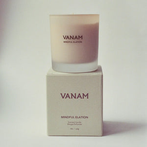 Mindful Elation Beeswax Candle - Vanam Studios - Mindful Elation Beeswax Candle